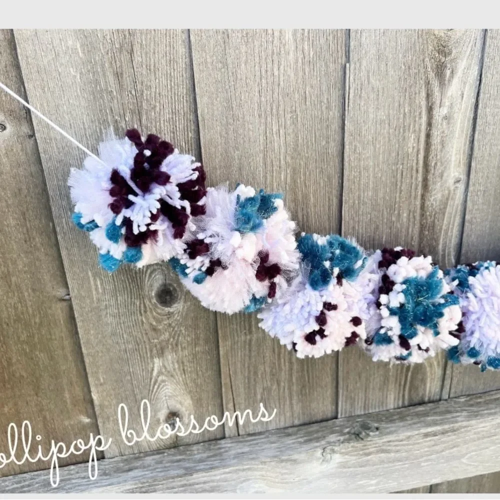 Colorful Pom Pom Garland